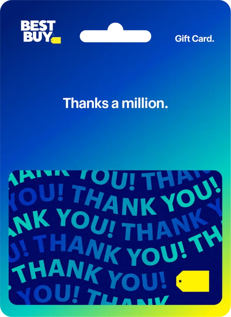 Best Buy® - $25 Thank You Wavy Gift Card